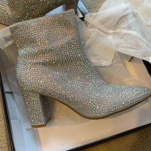 Rhinestone booties